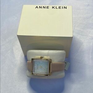 Anne Klein Gold and Cream Watch